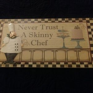 Kitchen decor. Wall plaque